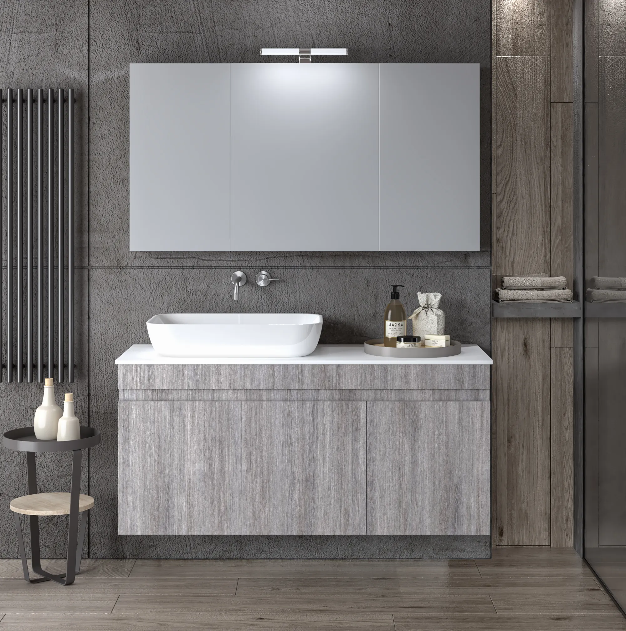 OMEGA GREY OAK TOP